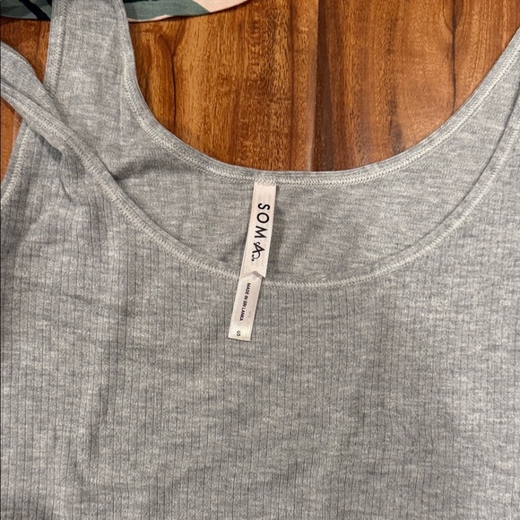 Four Soma Floral and Butterfly Pajama Camis - Cream and Pink - Picture 4 of 9